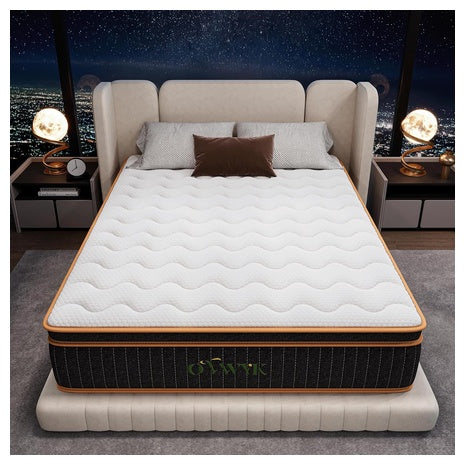 10″ Twin Hybrid Mattress with Memory Foam & Pocket Springs