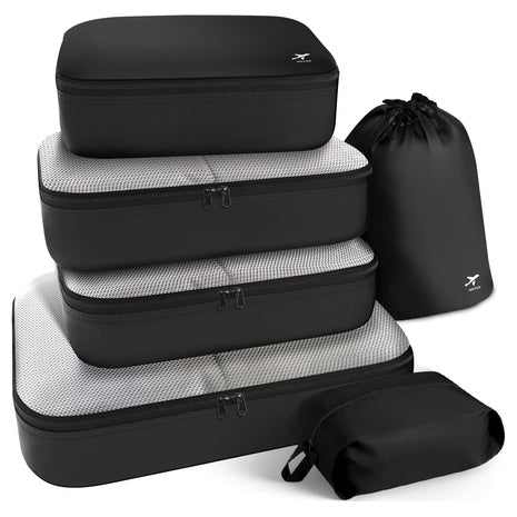 6 Premium Packing Cubes