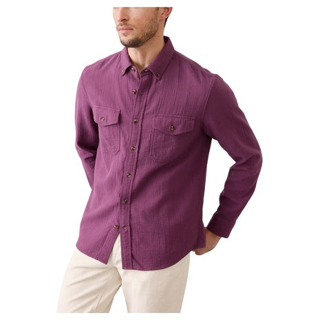 Men's Standard-Fit Double Weave Shirt