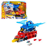 Hot Wheels Ultimate Dual Dragon Transporter With 2 Cars