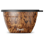 S’well 64oz Stainless Steel Teakwood Salad Bowl Kit