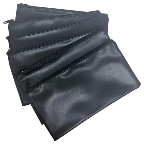 6 Zippered Money Bags