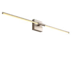 32" Jonathan Y Modern Dimmable Nickel LED Wall Sconce (JYL7040E)