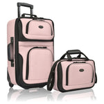 2-Piece U.S. Traveler Rio Expandable Carry-On Luggage Set