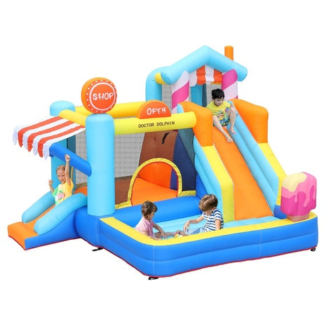Double Slide Jumping Inflatable Bouncer