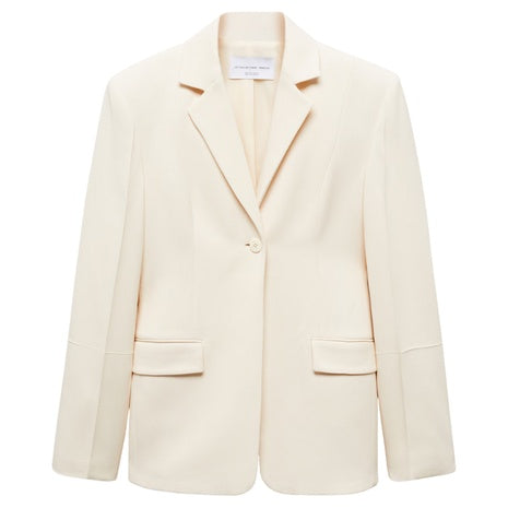 Women's Suit Jacket w/ Decorative Stitching