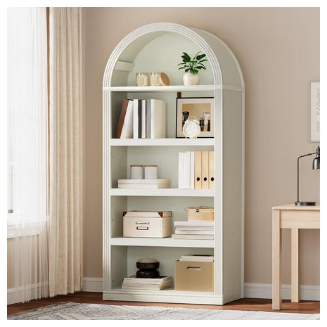 68.5" Tall YITAHOME Vintage Arched Bookshelf