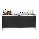 Trademark Innovations Portable Bar Table With Skirt