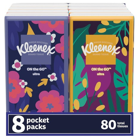 8 Kleenex On-The-Go Packs