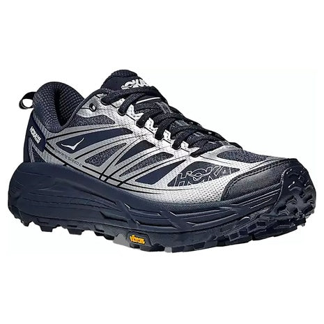 HOKA Unisex Mafate Speed 2 Shoes (Navy/Silver)
