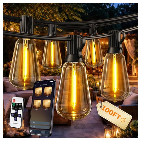 100Ft Outdoor String Lights
