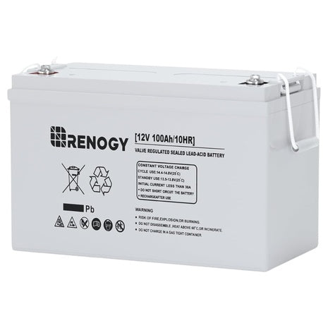 Renogy Deep Cycle AGM 12 Volt 100Ah Battery