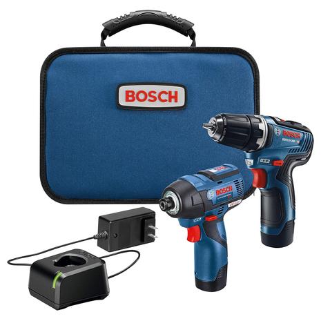 Bosch 12V Max 2-Tool Brushless Combo Kit with Drill/Driver & Impact Driver