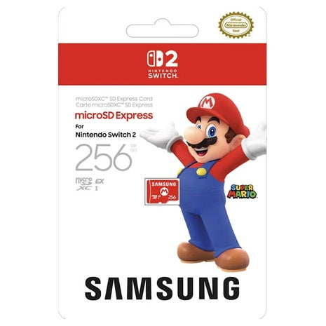 256GB Samsung MicroSD Express Card For Nintendo Switch 2