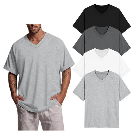 August Alley 4-Pack Men's Oversized Shirts