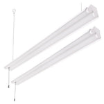 2-Pack Hyper Tough 4ft LED Shop Lights (5000 Lumens)