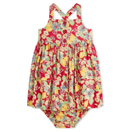 Polo Ralph Lauren Baby Girls Floral Cotton Dress