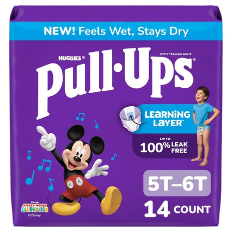 14 Pull-Ups Boys' Size 5T-6T Training Underwear