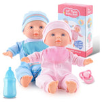 12" Twin Baby Dolls PlaySet