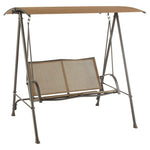 2-Seat Steel Canopy Porch Swing