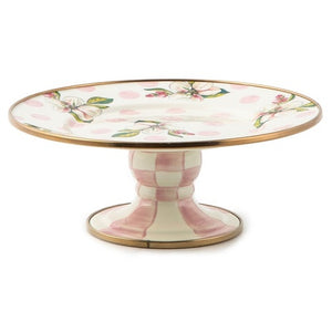 Wildflowers Pink Mini Pedestal Platter