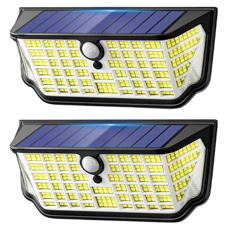 2-Pack TuyLuxe 4500LM Solar Motion Sensor Flood Lights