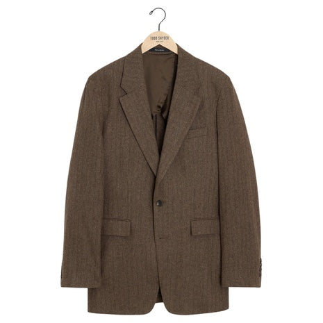 Todd Snyder Men's Italian Flannel Herringbone Wythe Jacket