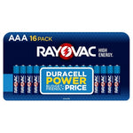 16 Rayovac High Energy AAA Batteries