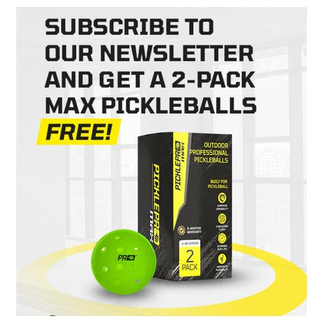 2 FREE Pickleballs When You Sign Up for PicklePro Shop Emails