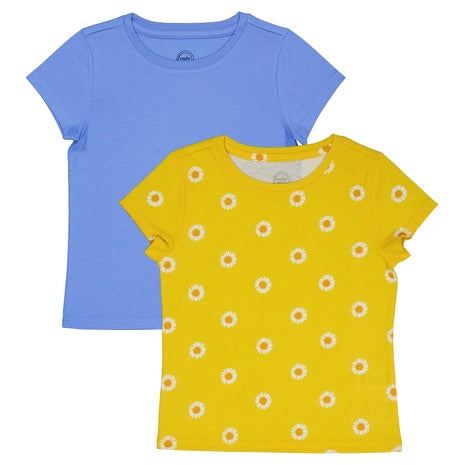 2-Pack Girls’ T-Shirts (4 Options)