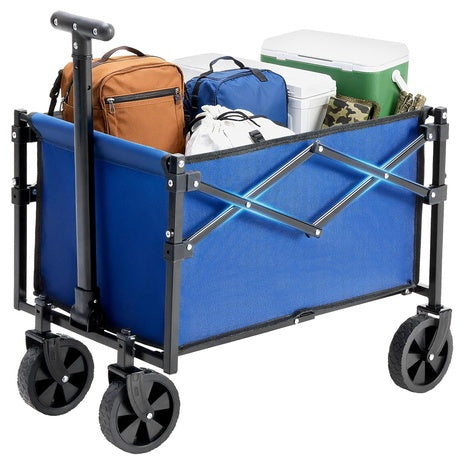 Foldable Wagon Cart with Flexible Handle & Wheels