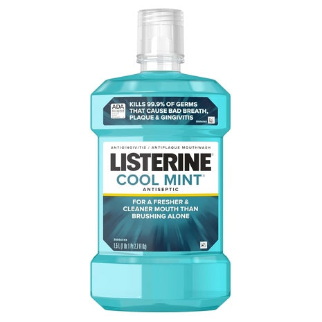 Big Bottle of Listerine Cool Mint Mouthwash (1.5L)
