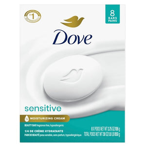 24 Dove Sensitive Beauty Bar Soap