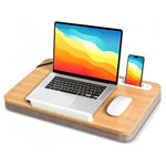 Wishacc 21.1" X 12.9" Portable Lap Desk Tray With Ergonomic Cushion