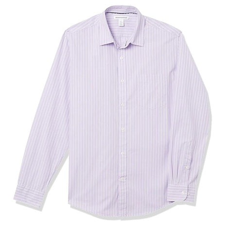 Amazon Essentials Men's Regular-Fit Stripe Shirt