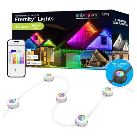 50ft Enbrighten Eternity Permanent Outdoor LED Lights