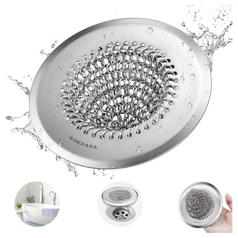 Bathtub Reversible Stainless Steel Drain Protector