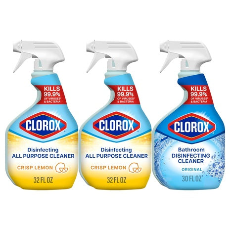 3-Pack Clorox Disinfecting All-Purpose Cleaners