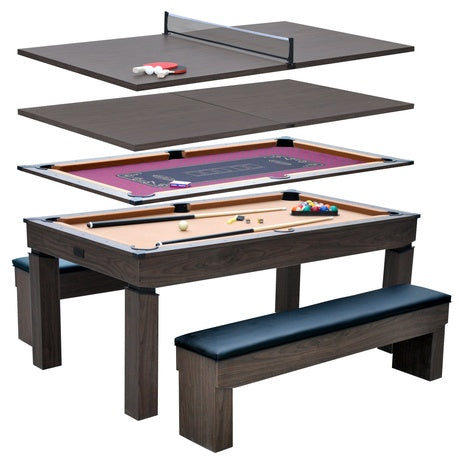 Barrington 6' 4-in-1 Multi Game Pool Table
