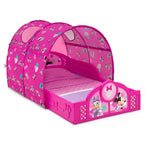 Disney Minnie Mouse Plastic Sleep and Play Toddler Bed with Canopy