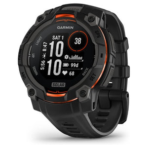 Garmin Instinct 3 Rugged Outdoor GPS Smartwatch w/ Metal-Reinforced Bezel & Flashlight