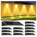 12-Pack Wanderblooms Outdoor Solar Fence Lights