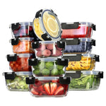 24-Piece Ivy Bronx Glass Storage Containers With Lids