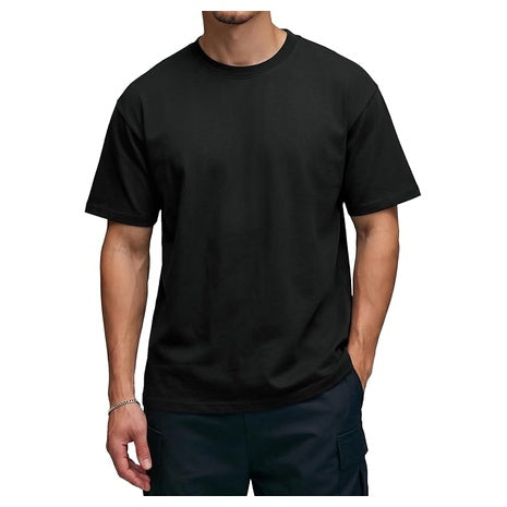 Men's Relaxed Fit Cotton Crew Neck T-Shirt