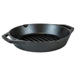 Lodge 12" Cast Iron Dual Handle Grill Pan