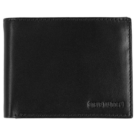 Steve Madden Men's Slim Leather Wallet