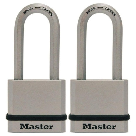 2-Count Master Lock M530XTLH Magnum Solid Steel Keyed Alike Padlocks