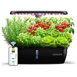 15-Pod Indoor Hydroponic Herb Garden Kit with Smart App