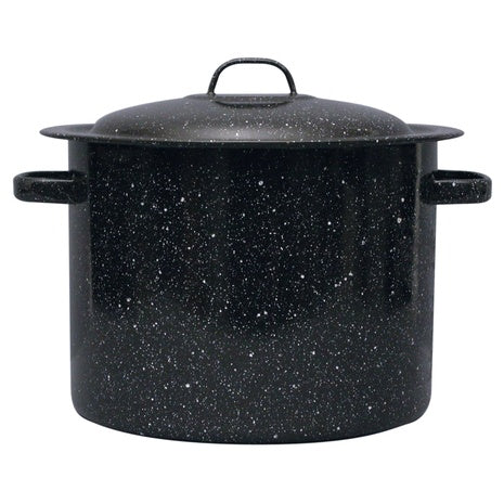 12-Quart Granite Ware Stock Pot with Lid