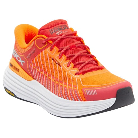 Skechers Men's Slip-Ins Go Run Nite Vizn Max Cushion Sneaker (Orange)